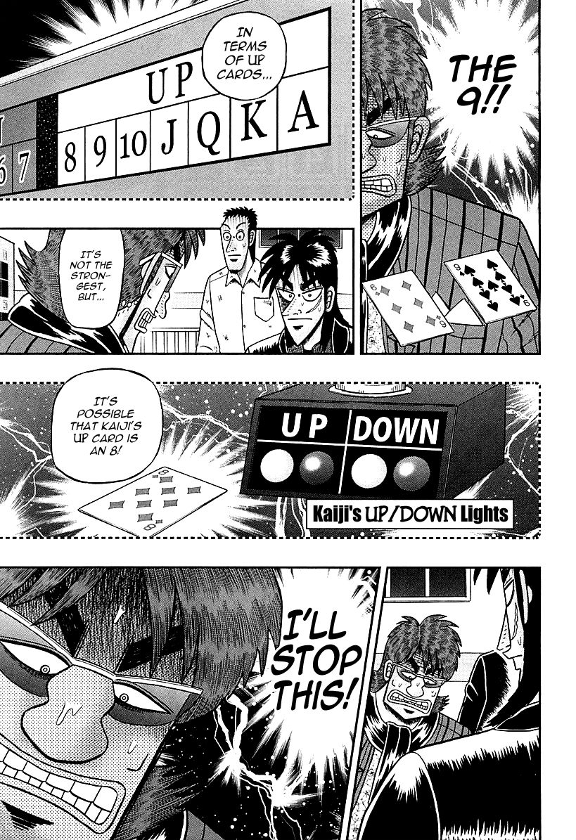 Gambling Outcast Kaiji: The One Poker Arc - Kaiji Part 5 Chapter 114 page 16 - Chapter 114 : Fierce Attack