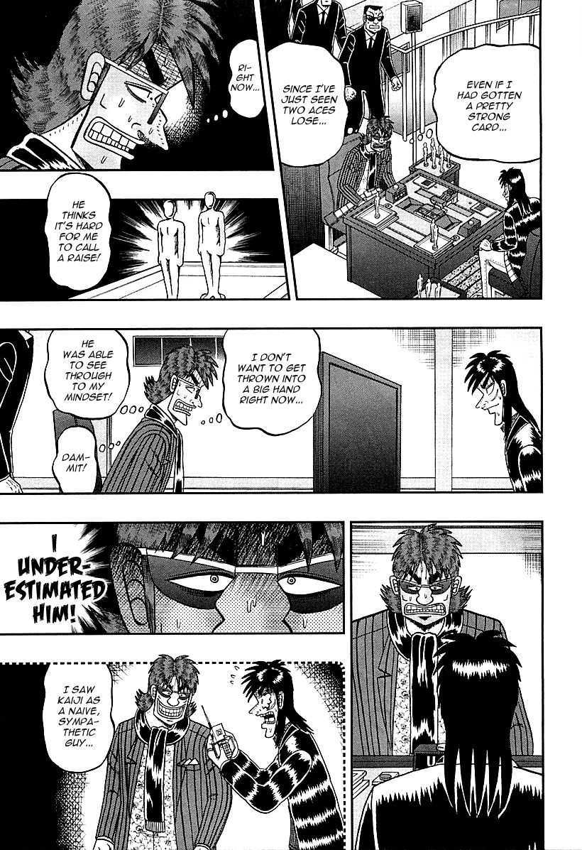 Gambling Outcast Kaiji: The One Poker Arc - Kaiji Part 5 Chapter 115 page 13 - Chapter 115 : Intimidation