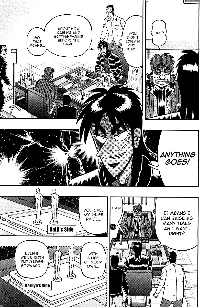 Gambling Outcast Kaiji: The One Poker Arc - Kaiji Part 5 Chapter 115 page 3 - Chapter 115 : Intimidation