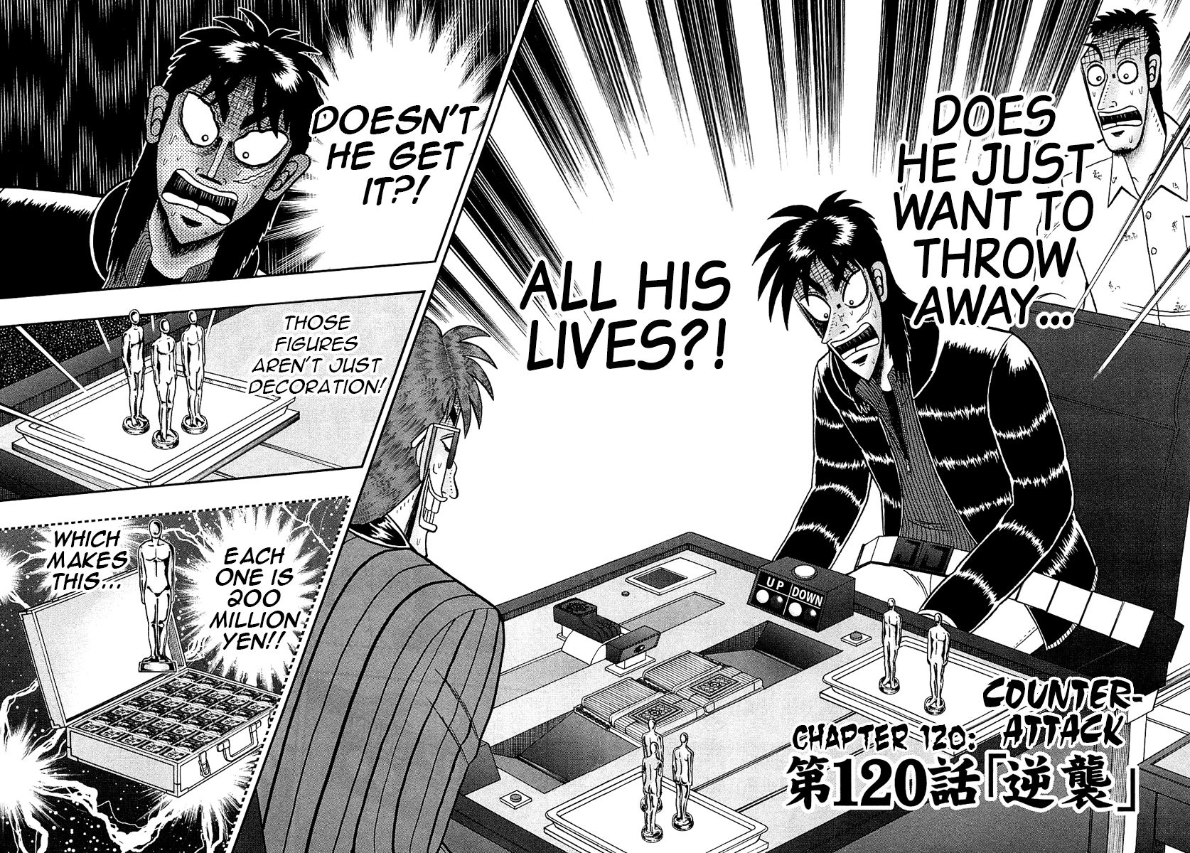 Gambling Outcast Kaiji: The One Poker Arc - Kaiji Part 5 Chapter 120 page 2 - Chapter 120 : Counter Attack