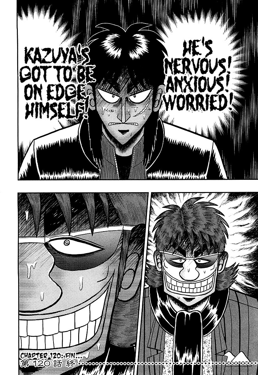 Gambling Outcast Kaiji: The One Poker Arc - Kaiji Part 5 Chapter 120 page 20 - Chapter 120 : Counter Attack
