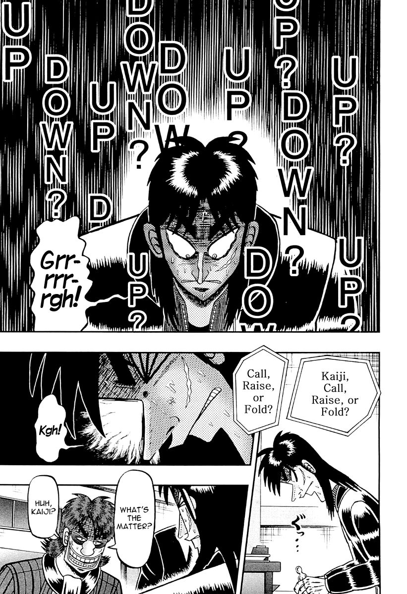 Gambling Outcast Kaiji: The One Poker Arc - Kaiji Part 5 Chapter 127 page 15 - Chapter 127 : Hesitation