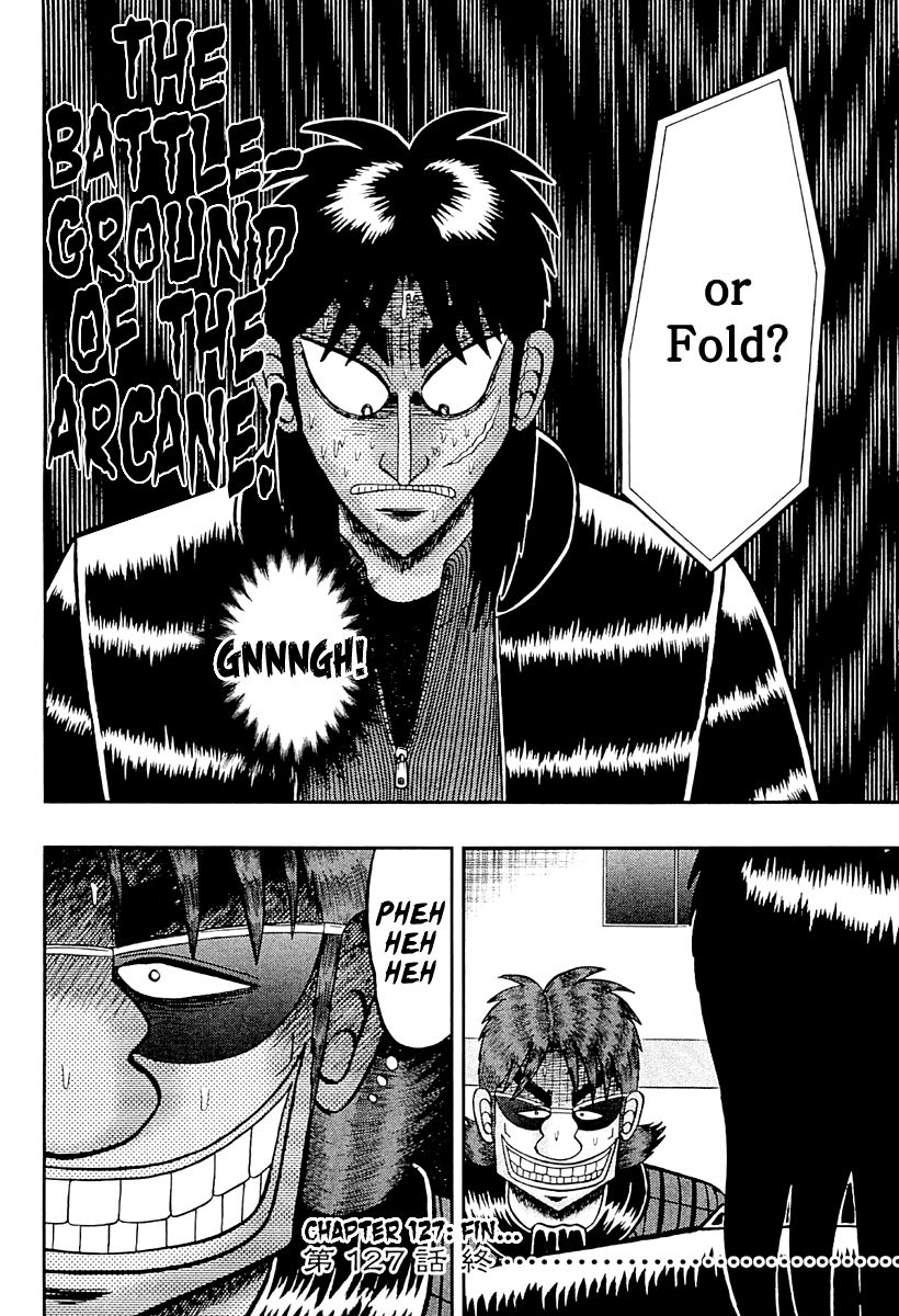 Gambling Outcast Kaiji: The One Poker Arc - Kaiji Part 5 Chapter 127 page 20 - Chapter 127 : Hesitation