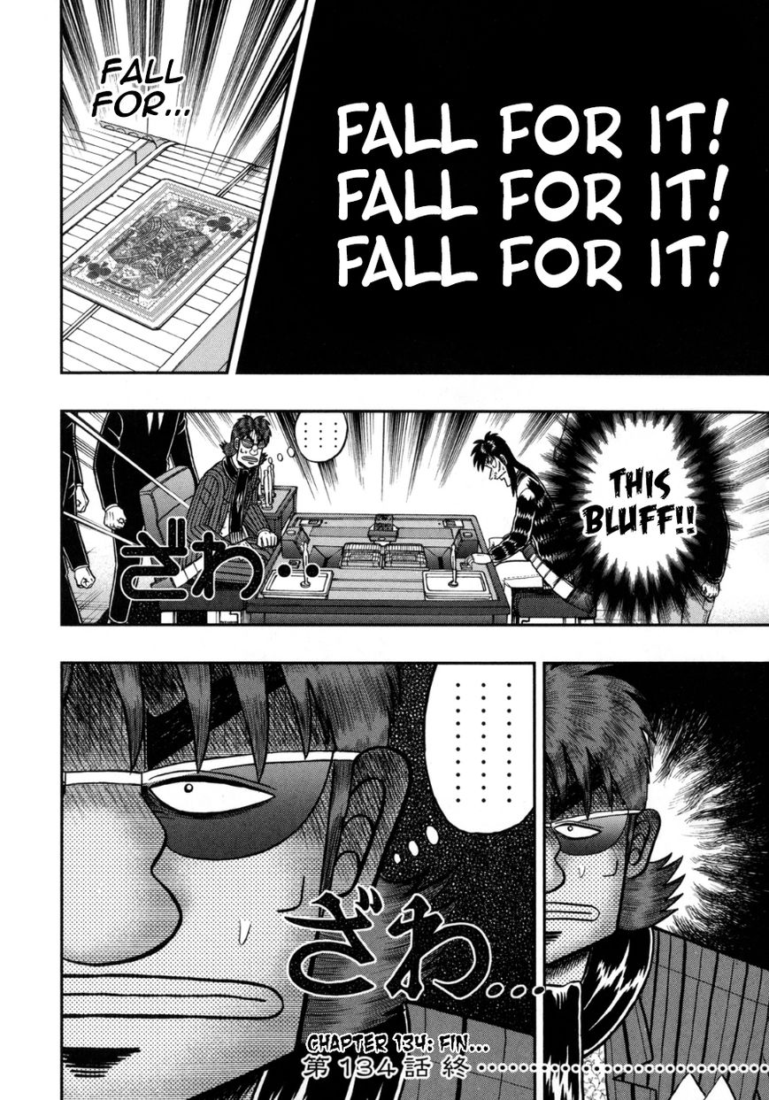 Gambling Outcast Kaiji: The One Poker Arc - Kaiji Part 5 Chapter 134 page 21 - Chapter 134 : Diversion