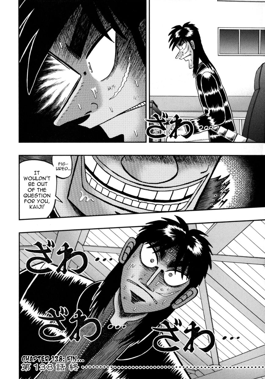 Gambling Outcast Kaiji: The One Poker Arc - Kaiji Part 5 Chapter 138 page 18 - Chapter 138 : Conclusion