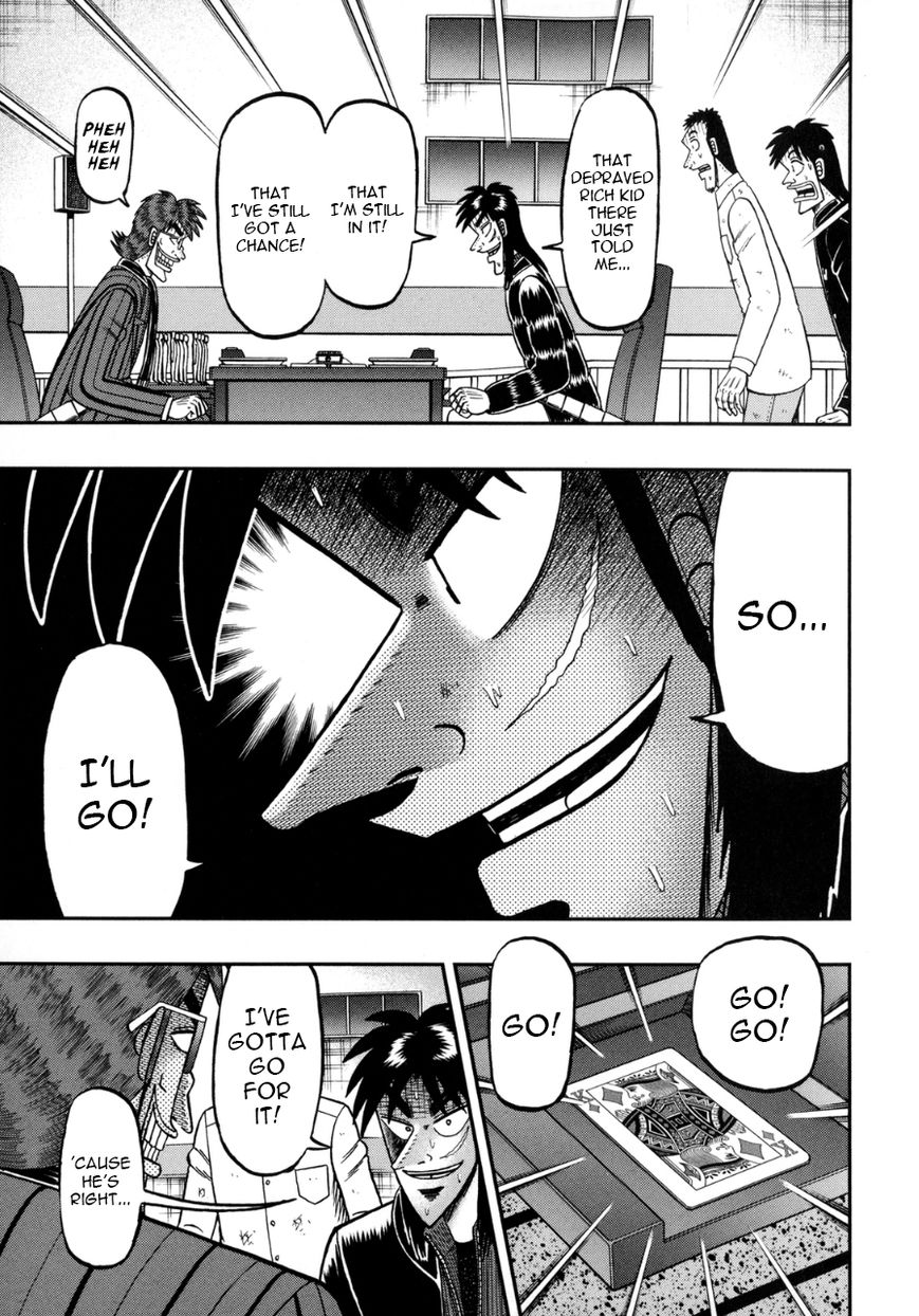 Gambling Outcast Kaiji: The One Poker Arc - Kaiji Part 5 Chapter 140 page 13 - Chapter 140 : Reckless
