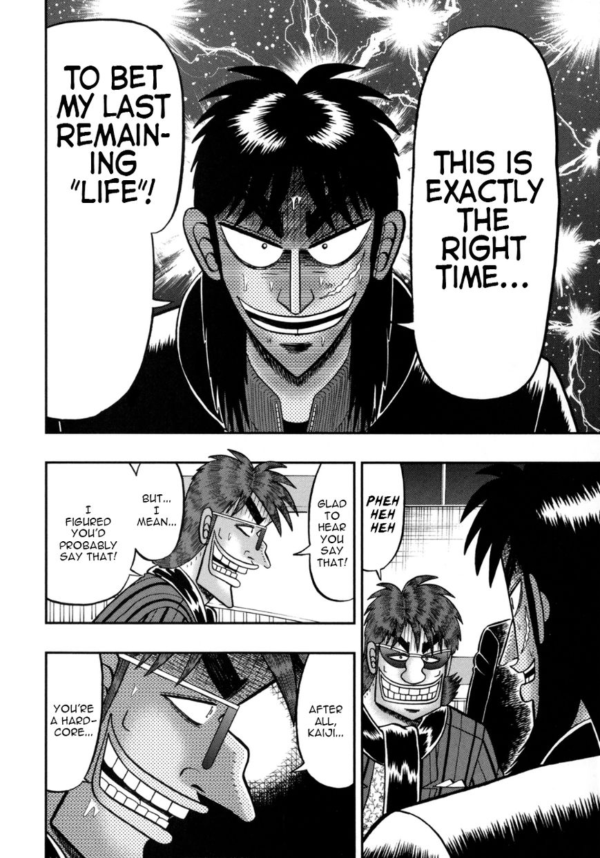 Gambling Outcast Kaiji: The One Poker Arc - Kaiji Part 5 Chapter 140 page 14 - Chapter 140 : Reckless