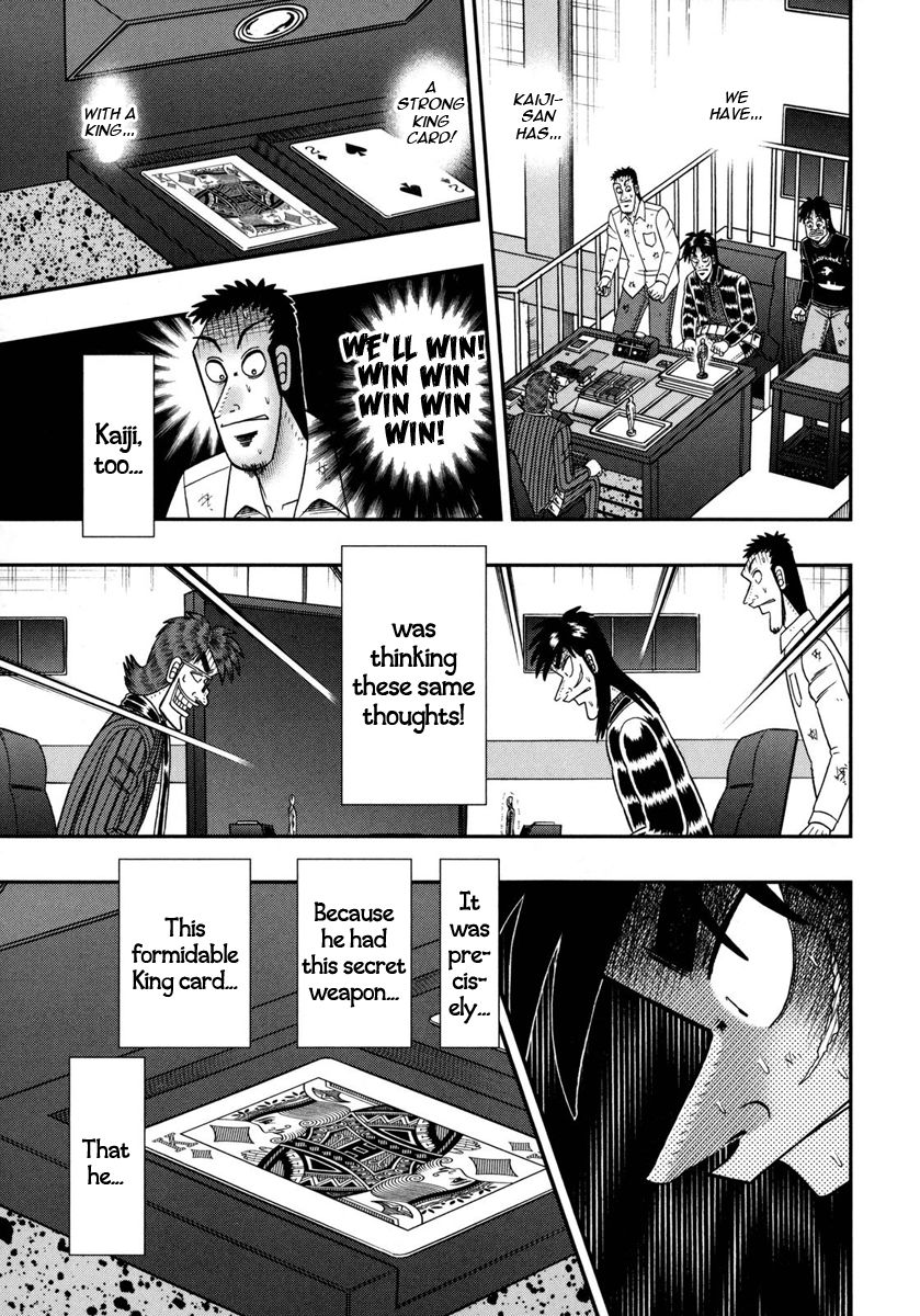 Gambling Outcast Kaiji: The One Poker Arc - Kaiji Part 5 Chapter 145 page 15 - Chapter 145 : Doubt