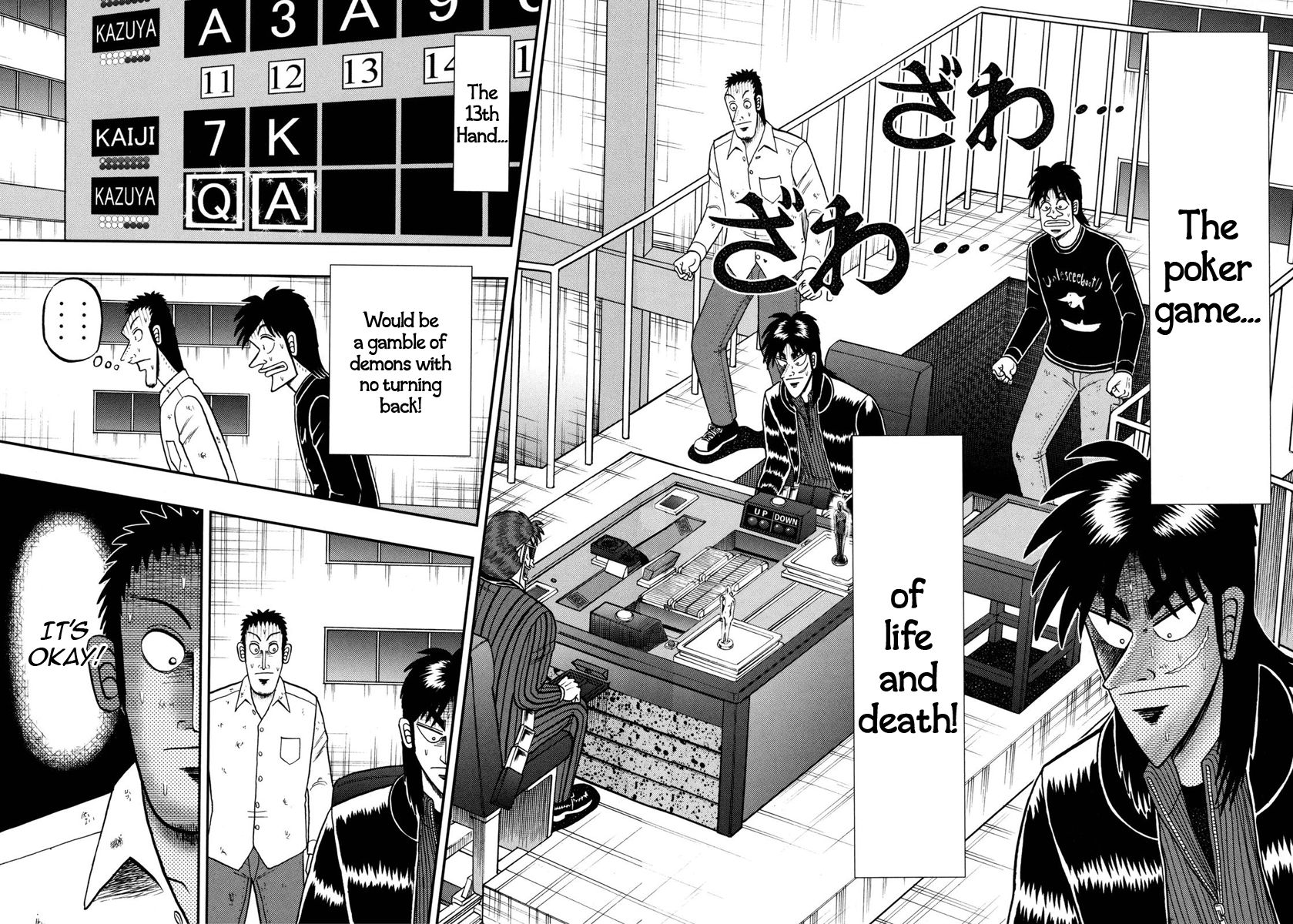 Gambling Outcast Kaiji: The One Poker Arc - Kaiji Part 5 Chapter 145 page 2 - Chapter 145 : Doubt