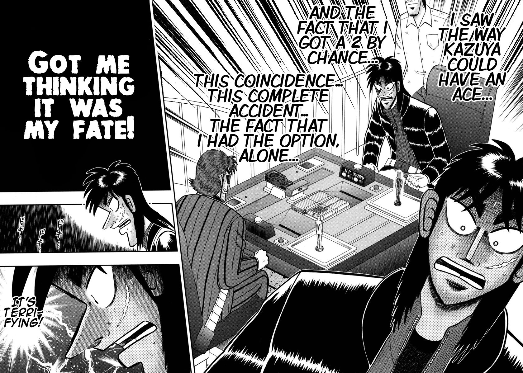Gambling Outcast Kaiji: The One Poker Arc - Kaiji Part 5 Chapter 148 page 14 - Chapter 148 : Thinking in Extremes