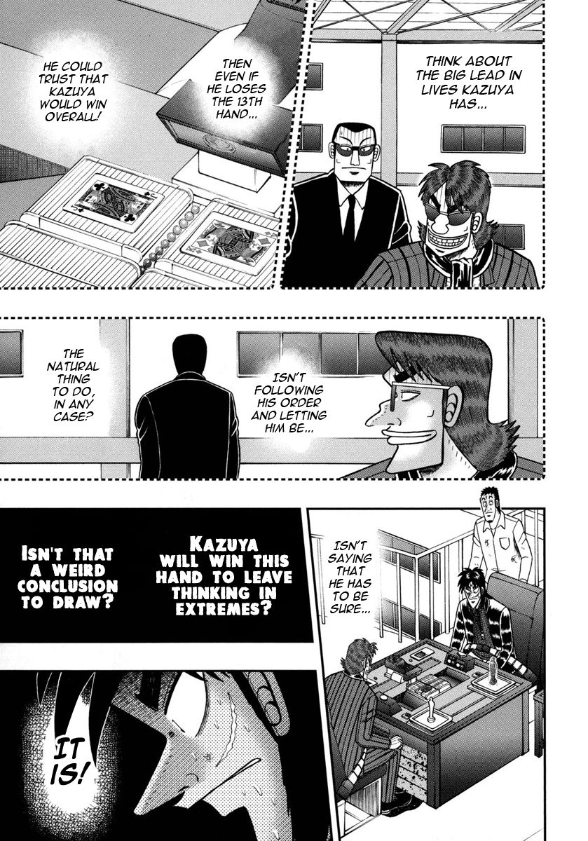 Gambling Outcast Kaiji: The One Poker Arc - Kaiji Part 5 Chapter 148 page 9 - Chapter 148 : Thinking in Extremes