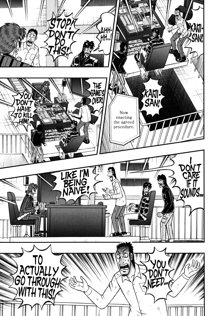 Gambling Outcast Kaiji: The One Poker Arc - Kaiji Part 5 Chapter 150 page 1 - Chapter 150 : Rooting