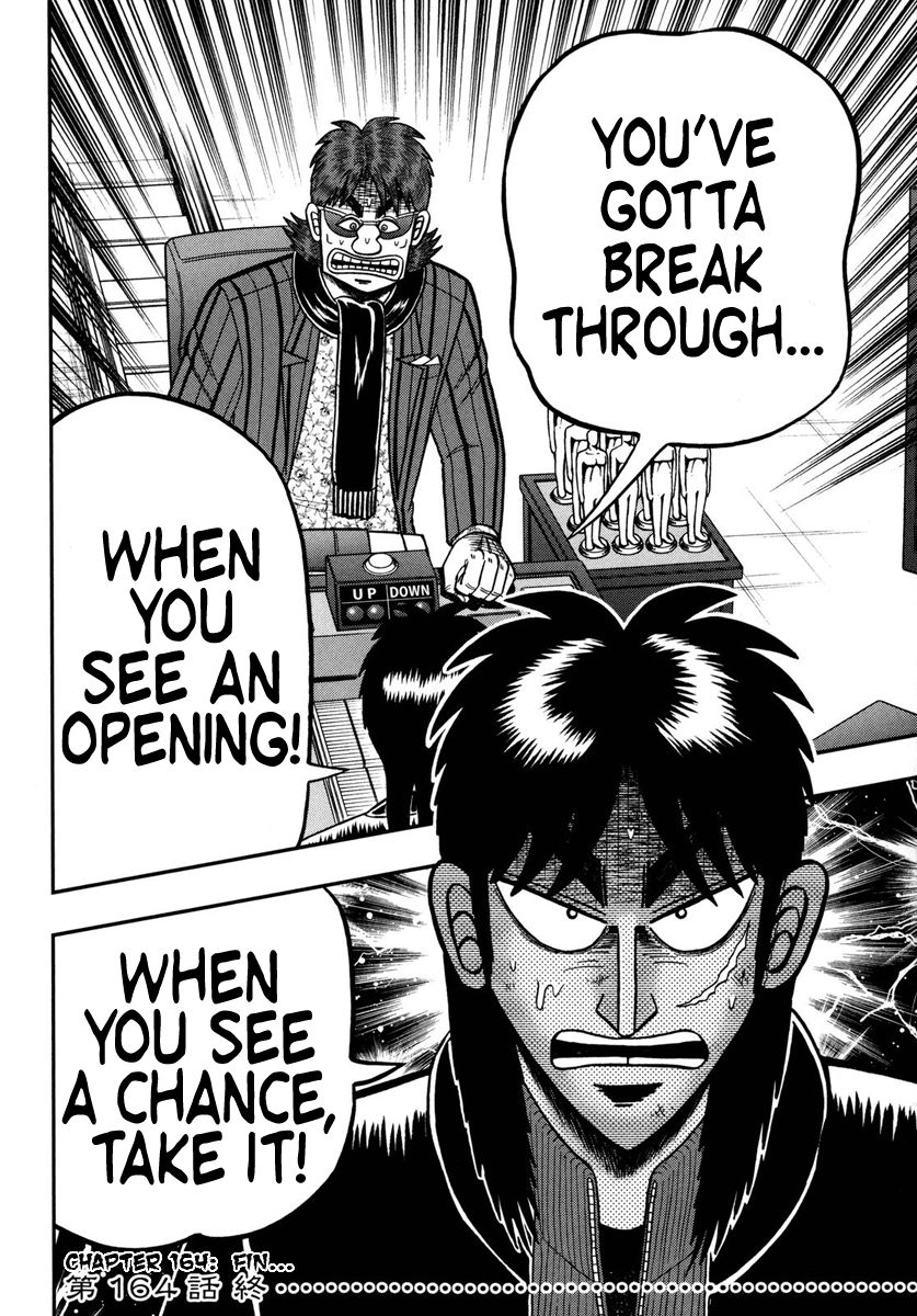 Gambling Outcast Kaiji: The One Poker Arc - Kaiji Part 5 Chapter 164 page 21 - Chapter 164 : Missed Chance