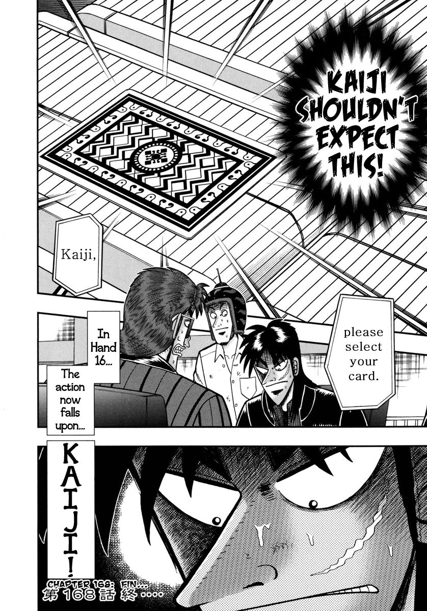Gambling Outcast Kaiji: The One Poker Arc - Kaiji Part 5 Chapter 168 page 21 - Chapter 168 : Unexpected