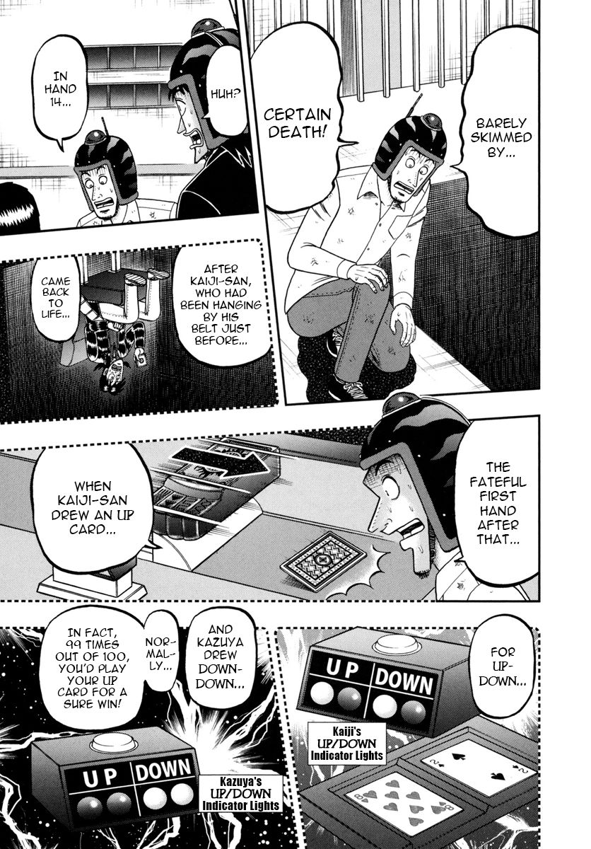 Gambling Outcast Kaiji: The One Poker Arc - Kaiji Part 5 Chapter 170 page 15 - Chapter 170 : Avoided