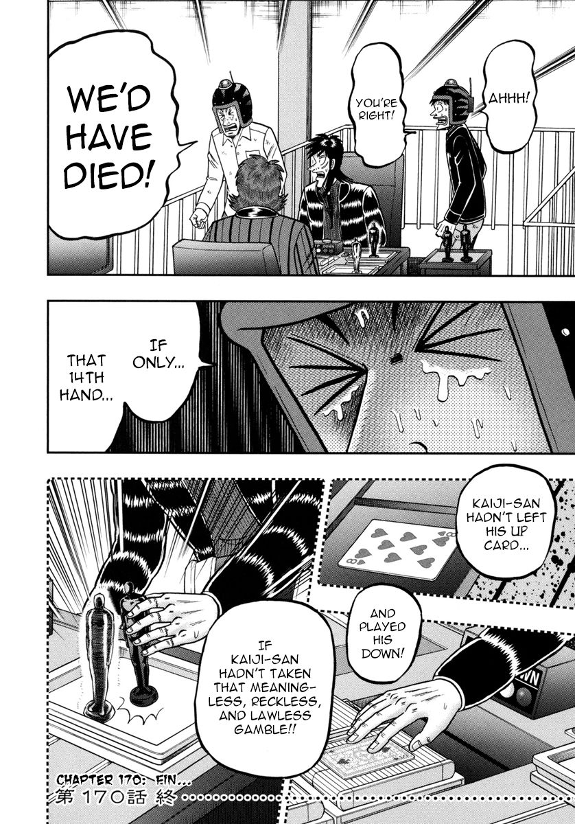 Gambling Outcast Kaiji: The One Poker Arc - Kaiji Part 5 Chapter 170 page 26 - Chapter 170 : Avoided