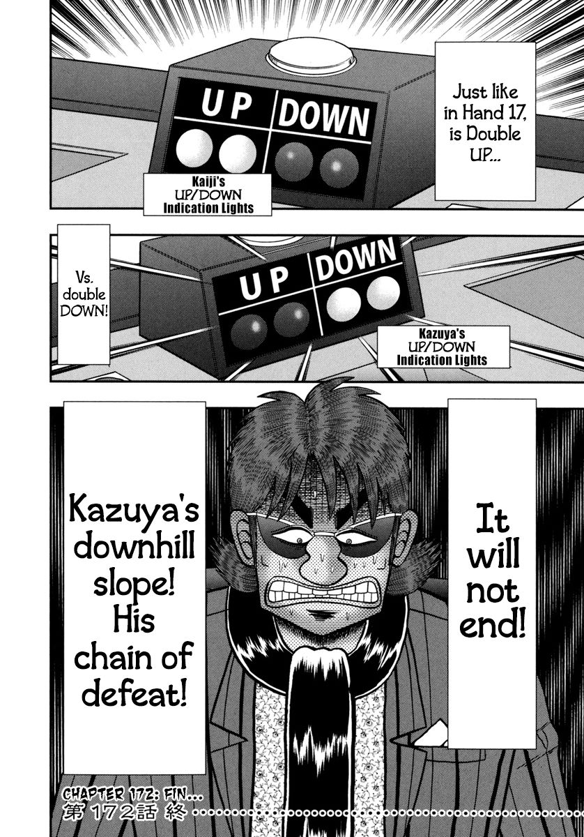 Gambling Outcast Kaiji: The One Poker Arc - Kaiji Part 5 Chapter 172 page 20 - Chapter 172 : On the Way