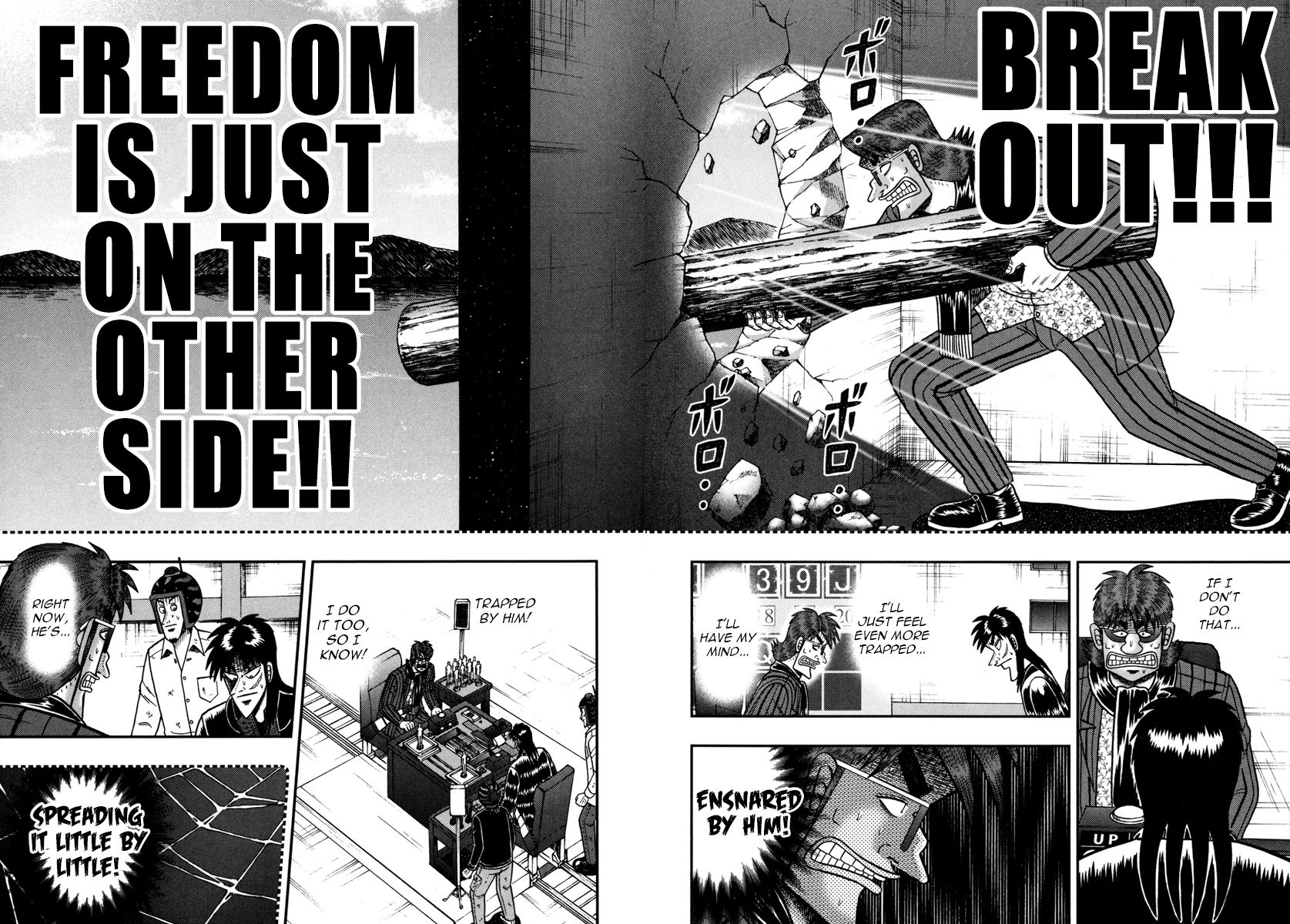 Gambling Outcast Kaiji: The One Poker Arc - Kaiji Part 5 Chapter 174 page 8 - Chapter 174 : Spider