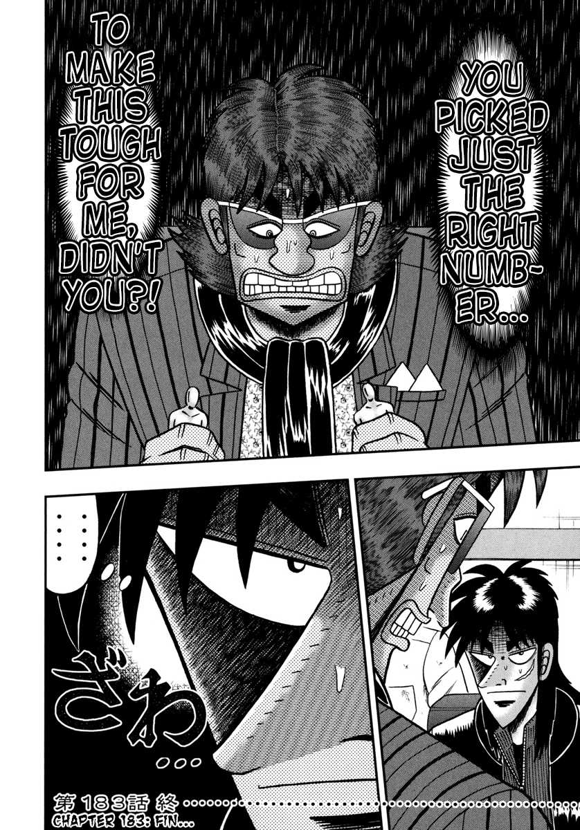 Gambling Outcast Kaiji: The One Poker Arc - Kaiji Part 5 Chapter 183 page 20 - Chapter 183 : Hasty