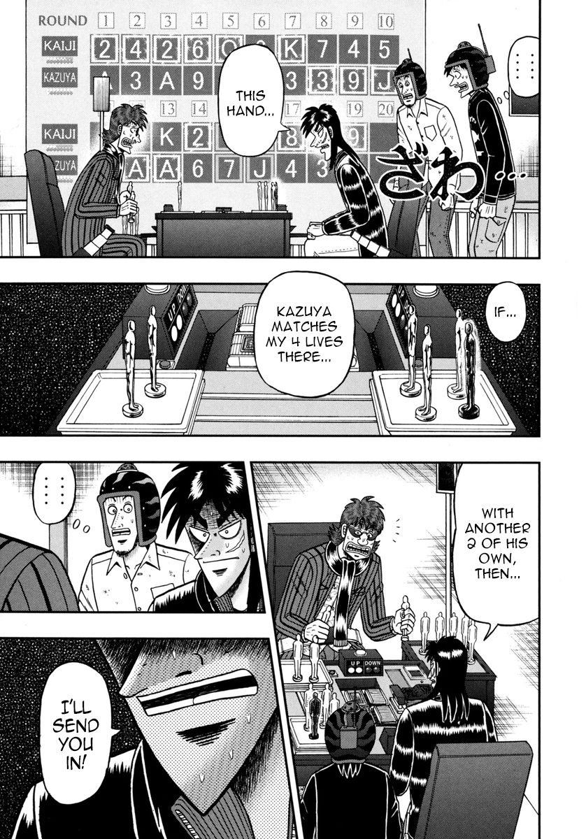 Gambling Outcast Kaiji: The One Poker Arc - Kaiji Part 5 Chapter 184 page 15 - Chapter 184 : Sending In