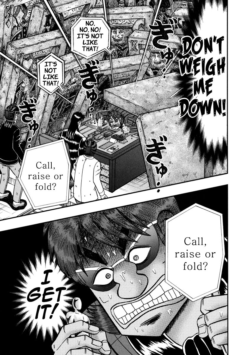 Gambling Outcast Kaiji: The One Poker Arc - Kaiji Part 5 Chapter 185 page 13 - Chapter 185 : Provoking