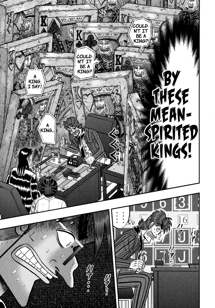 Gambling Outcast Kaiji: The One Poker Arc - Kaiji Part 5 Chapter 185 page 15 - Chapter 185 : Provoking
