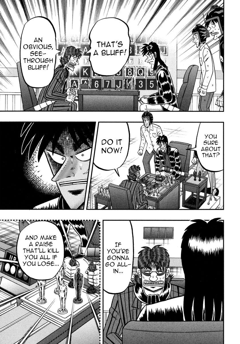 Gambling Outcast Kaiji: The One Poker Arc - Kaiji Part 5 Chapter 185 page 19 - Chapter 185 : Provoking