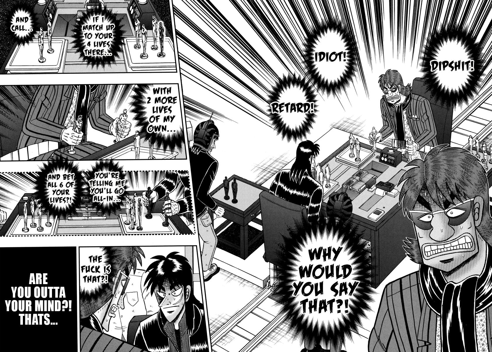 Gambling Outcast Kaiji: The One Poker Arc - Kaiji Part 5 Chapter 185 page 2 - Chapter 185 : Provoking
