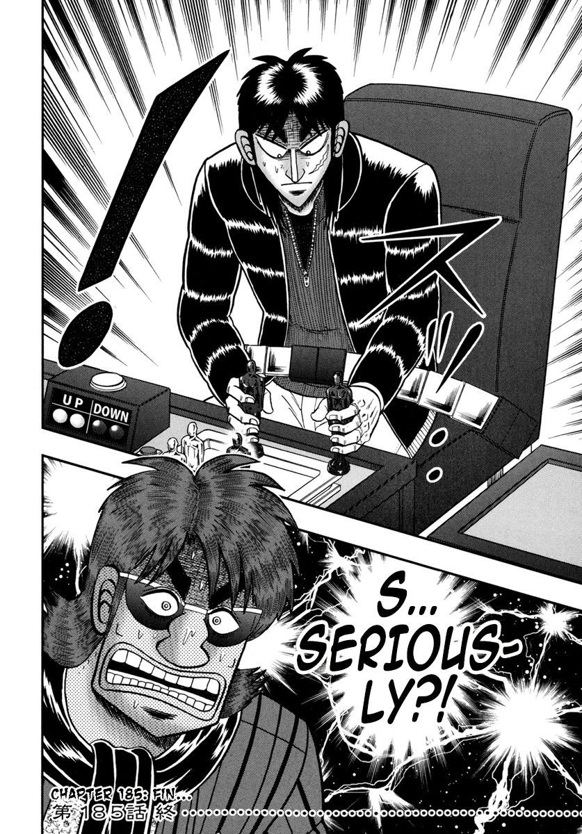Gambling Outcast Kaiji: The One Poker Arc - Kaiji Part 5 Chapter 185 page 22 - Chapter 185 : Provoking