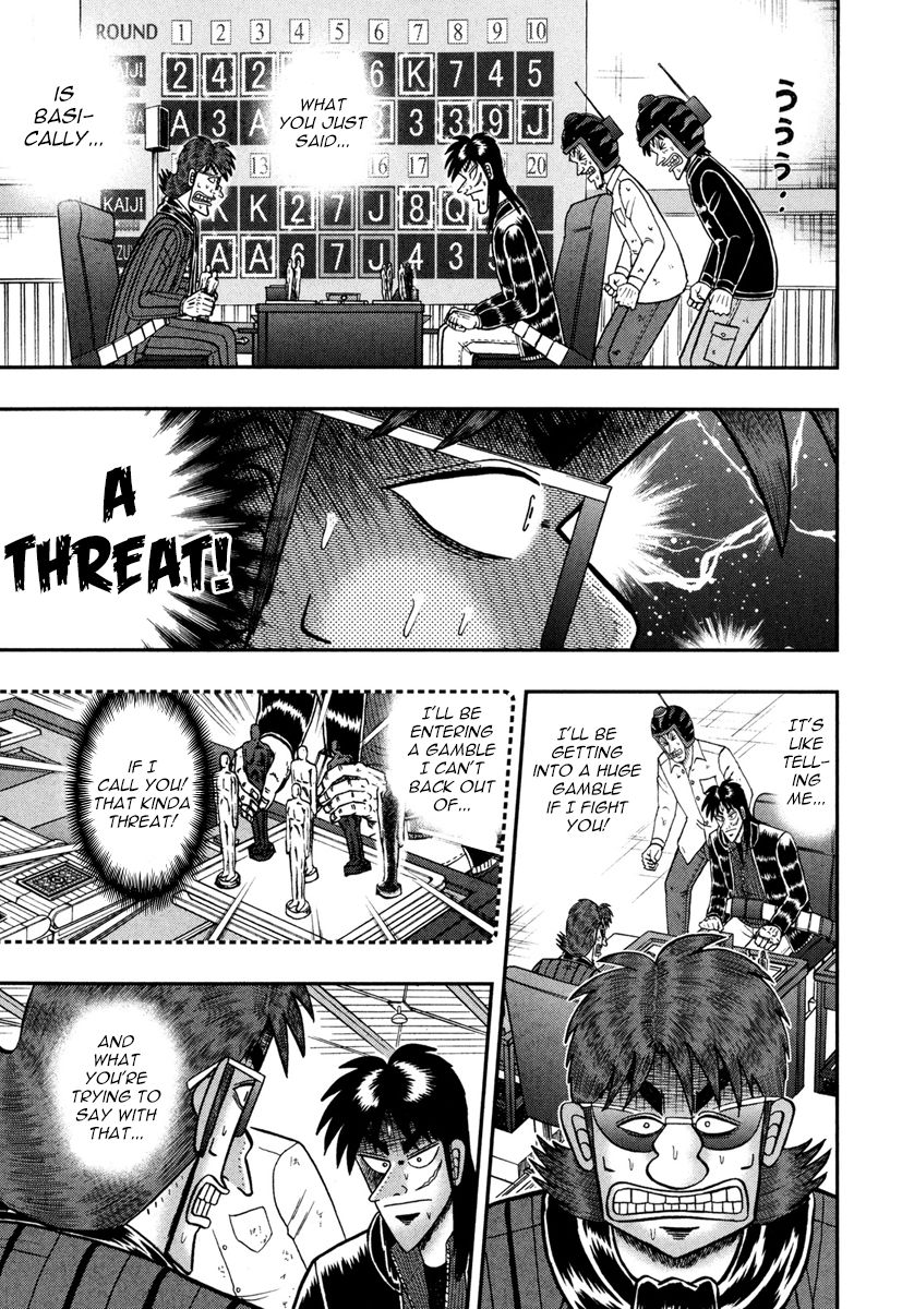 Gambling Outcast Kaiji: The One Poker Arc - Kaiji Part 5 Chapter 185 page 4 - Chapter 185 : Provoking