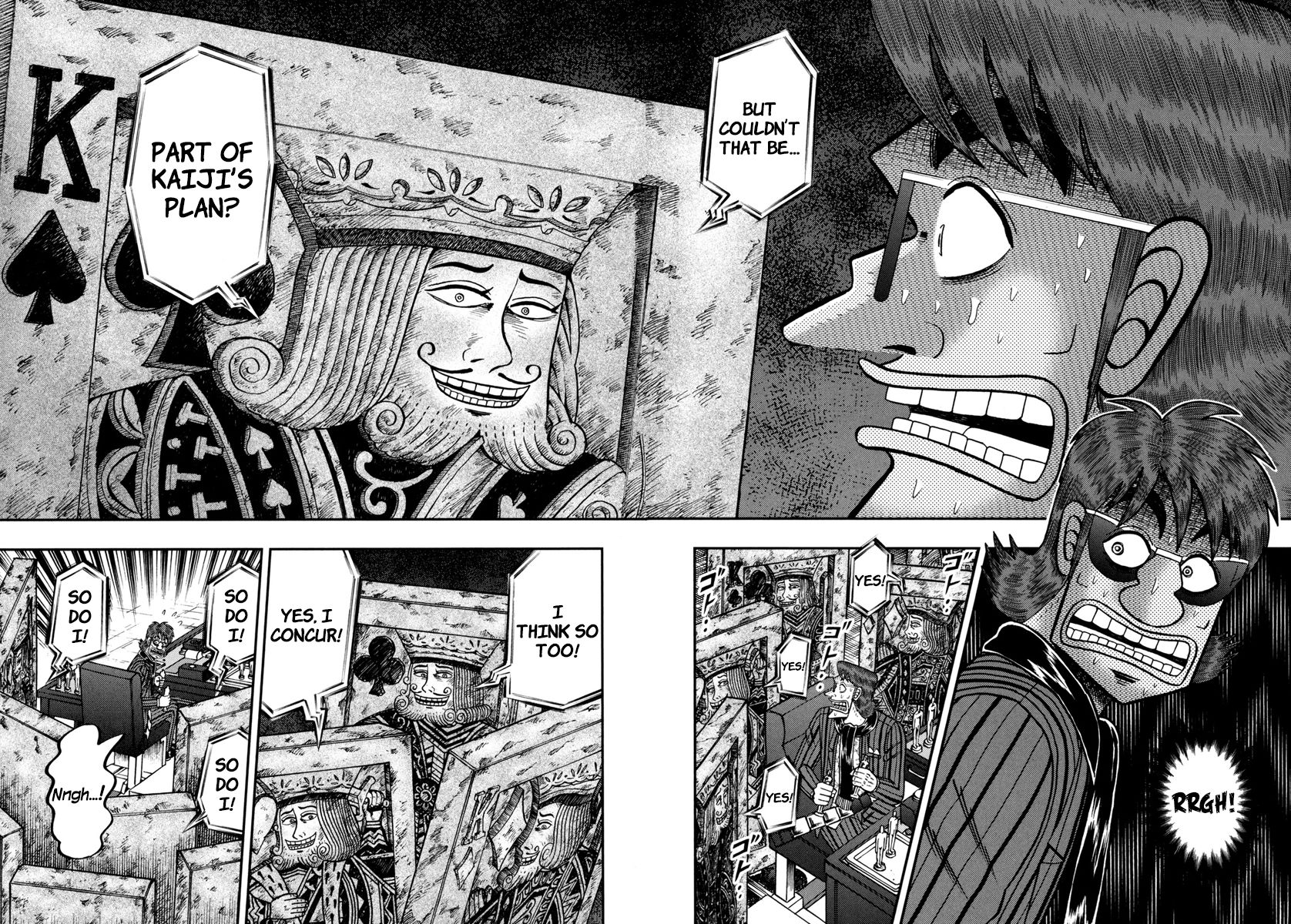 Gambling Outcast Kaiji: The One Poker Arc - Kaiji Part 5 Chapter 185 page 9 - Chapter 185 : Provoking