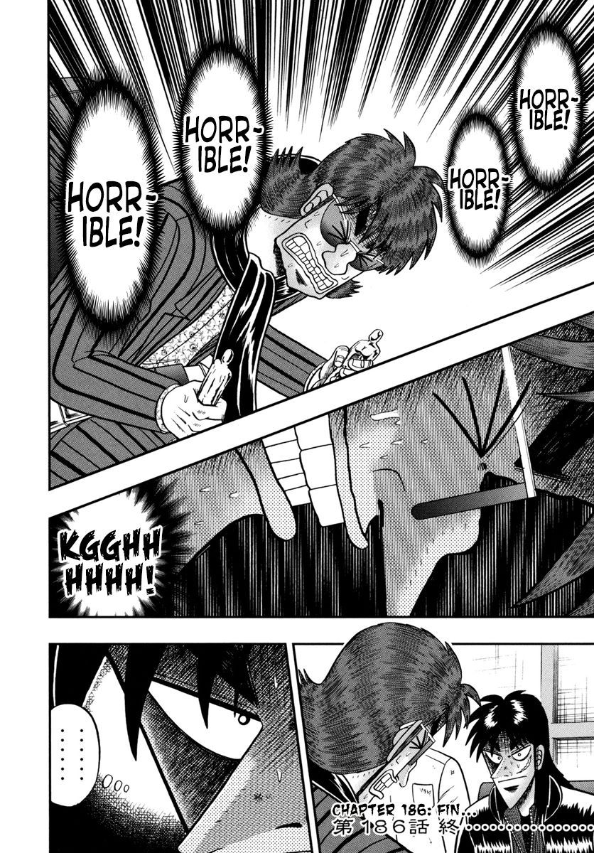 Gambling Outcast Kaiji: The One Poker Arc - Kaiji Part 5 Chapter 186 page 21 - Chapter 186 : Bewilderment
