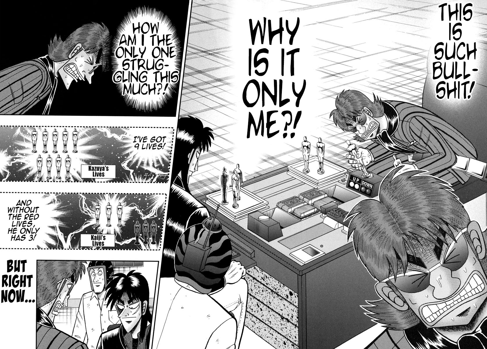 Gambling Outcast Kaiji: The One Poker Arc - Kaiji Part 5 Chapter 187 page 10 - Chapter 187 : Anguish
