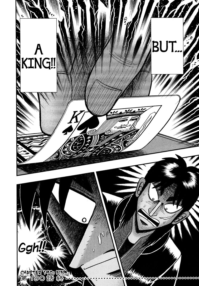 Gambling Outcast Kaiji: The One Poker Arc - Kaiji Part 5 Chapter 190 page 21 - Chapter 190 : Embodiment