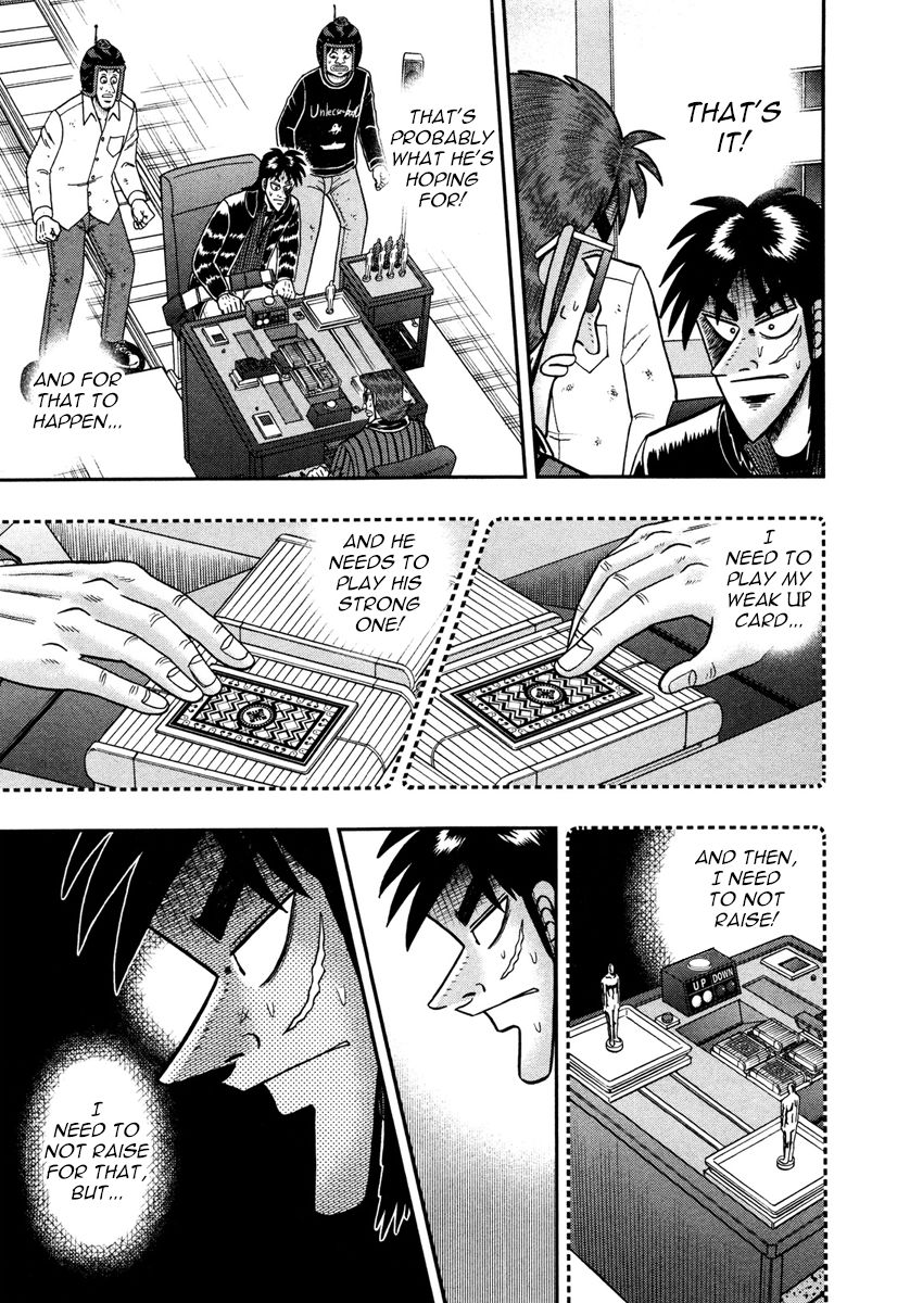 Gambling Outcast Kaiji: The One Poker Arc - Kaiji Part 5 Chapter 192 page 16 - Chapter 192 : Camouflage