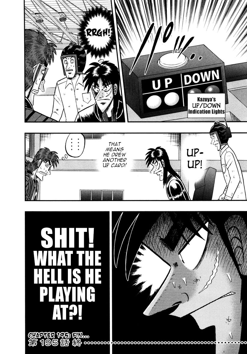 Gambling Outcast Kaiji: The One Poker Arc - Kaiji Part 5 Chapter 195 page 19 - Chapter 195 : Self-Derision