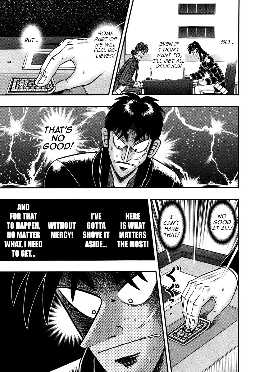Gambling Outcast Kaiji: The One Poker Arc - Kaiji Part 5 Chapter 196 page 13 - Chapter 196 : Keeping Pace