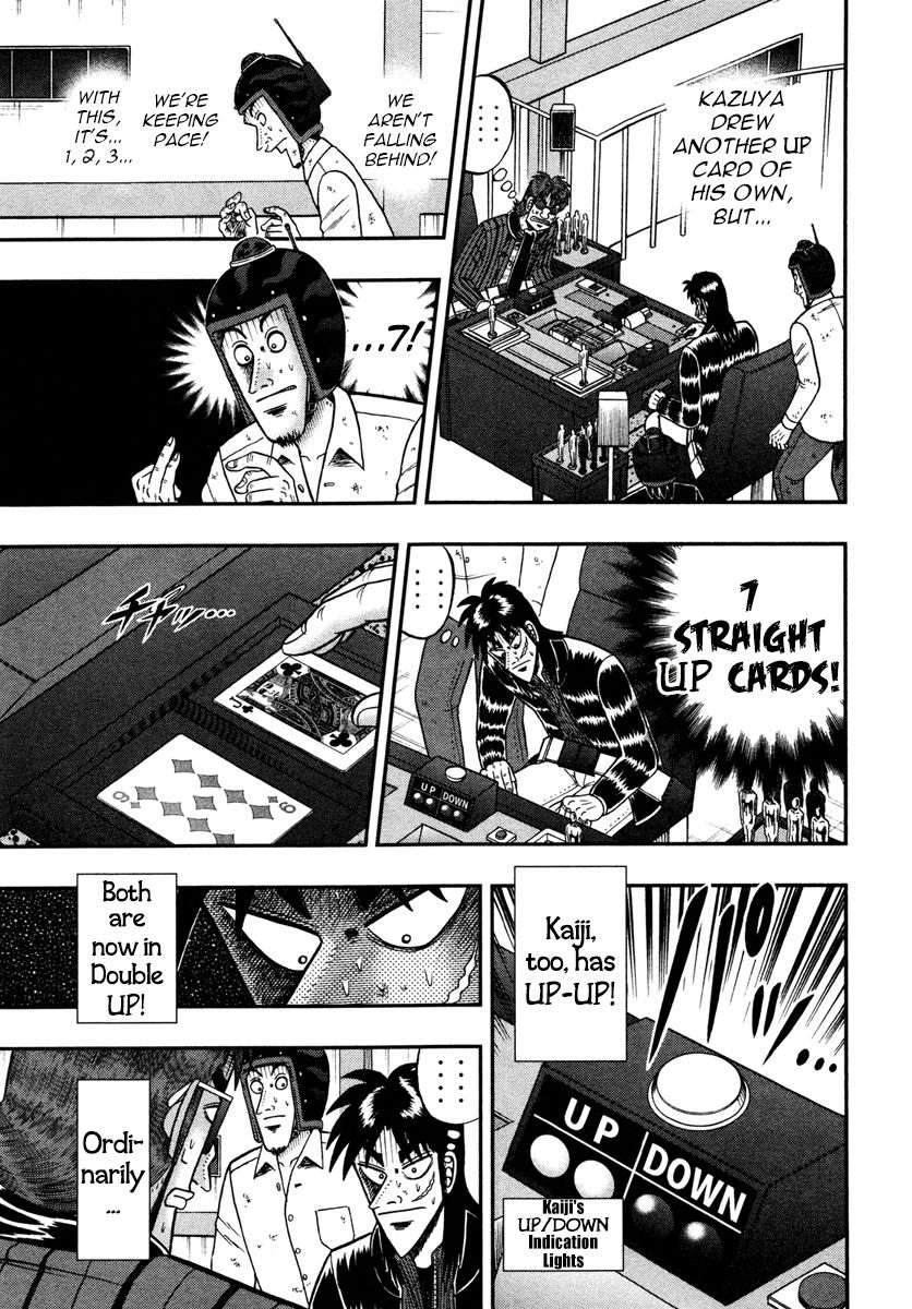 Gambling Outcast Kaiji: The One Poker Arc - Kaiji Part 5 Chapter 196 page 15 - Chapter 196 : Keeping Pace