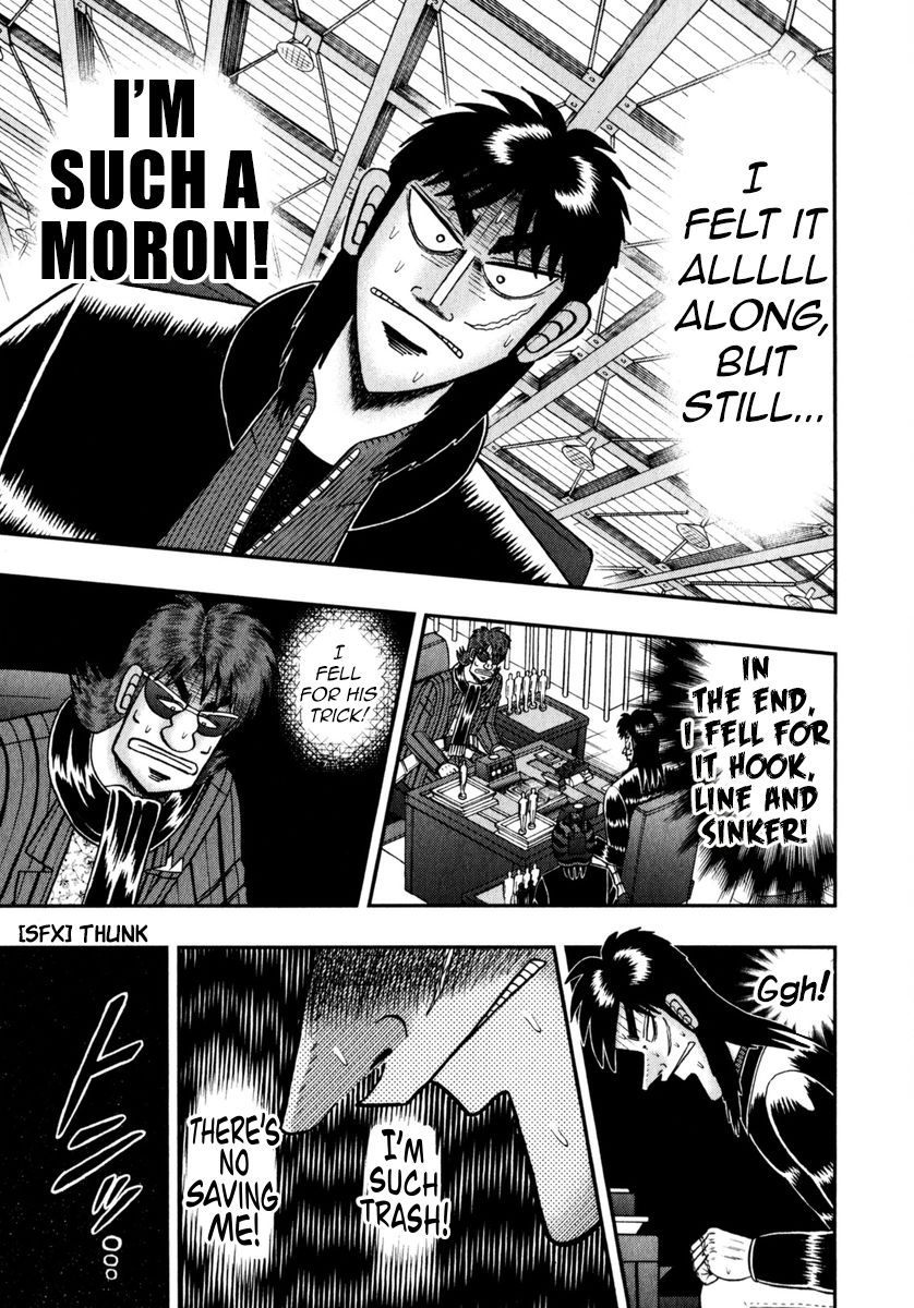 Gambling Outcast Kaiji: The One Poker Arc - Kaiji Part 5 Chapter 198 page 15 - Chapter 198 : Shock