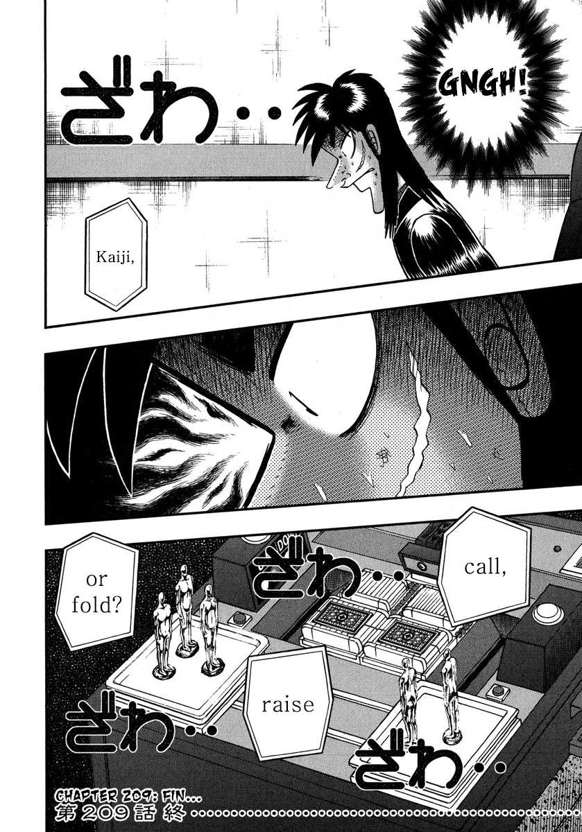 Gambling Outcast Kaiji: The One Poker Arc - Kaiji Part 5 Chapter 209 page 18 - Chapter 209 : Unforeseen
