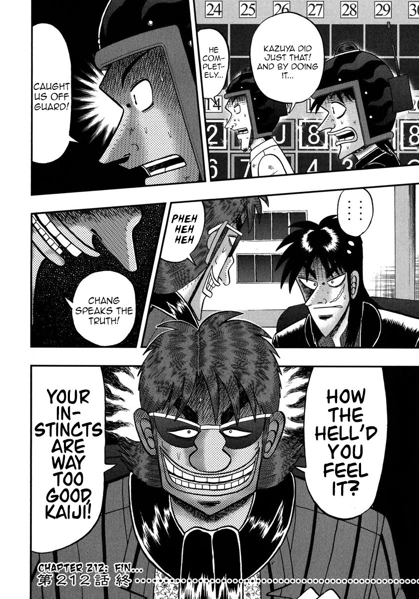 Gambling Outcast Kaiji: The One Poker Arc - Kaiji Part 5 Chapter 212 page 19 - Chapter 212