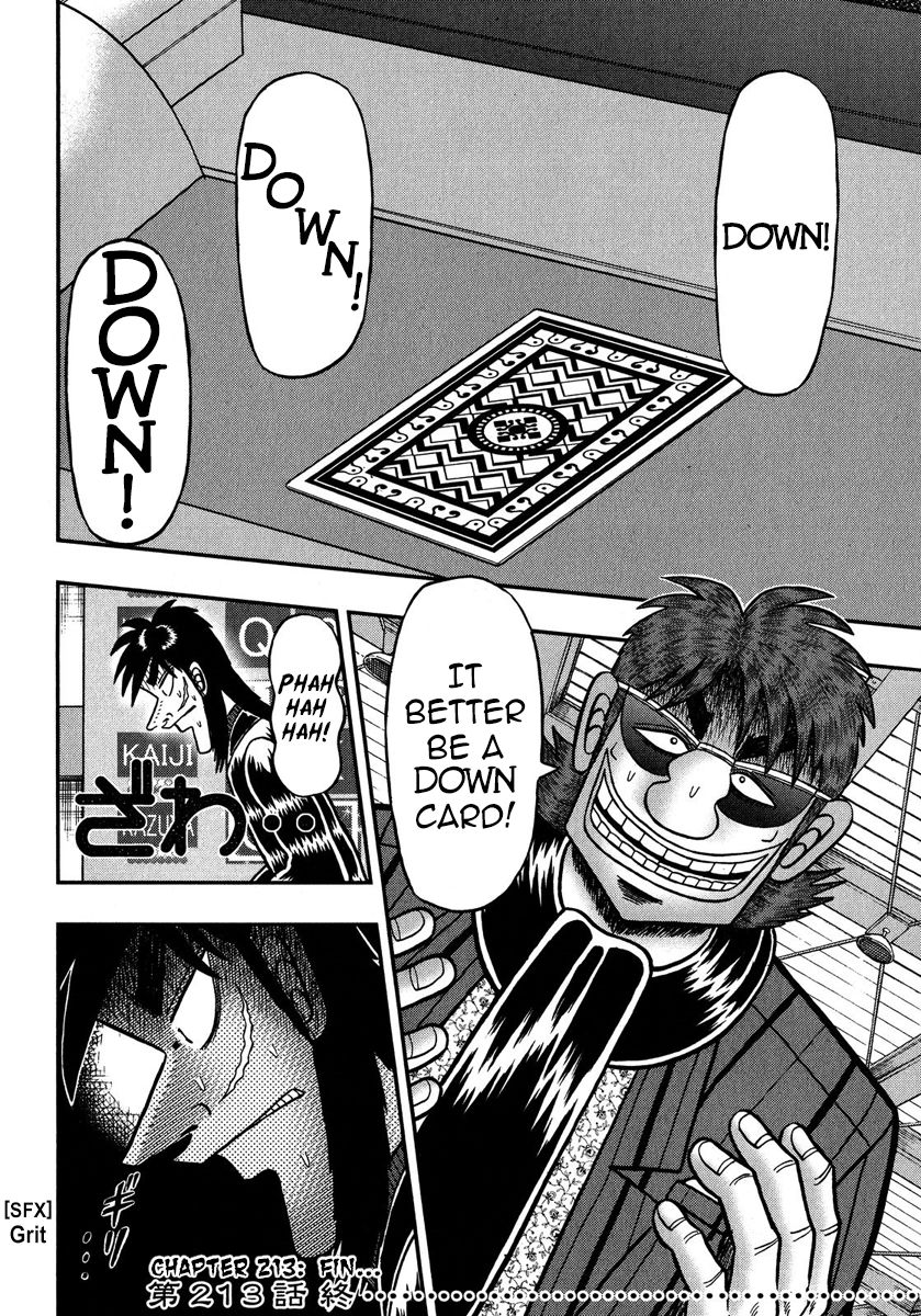 Gambling Outcast Kaiji: The One Poker Arc - Kaiji Part 5 Chapter 213 page 21 - Chapter 213