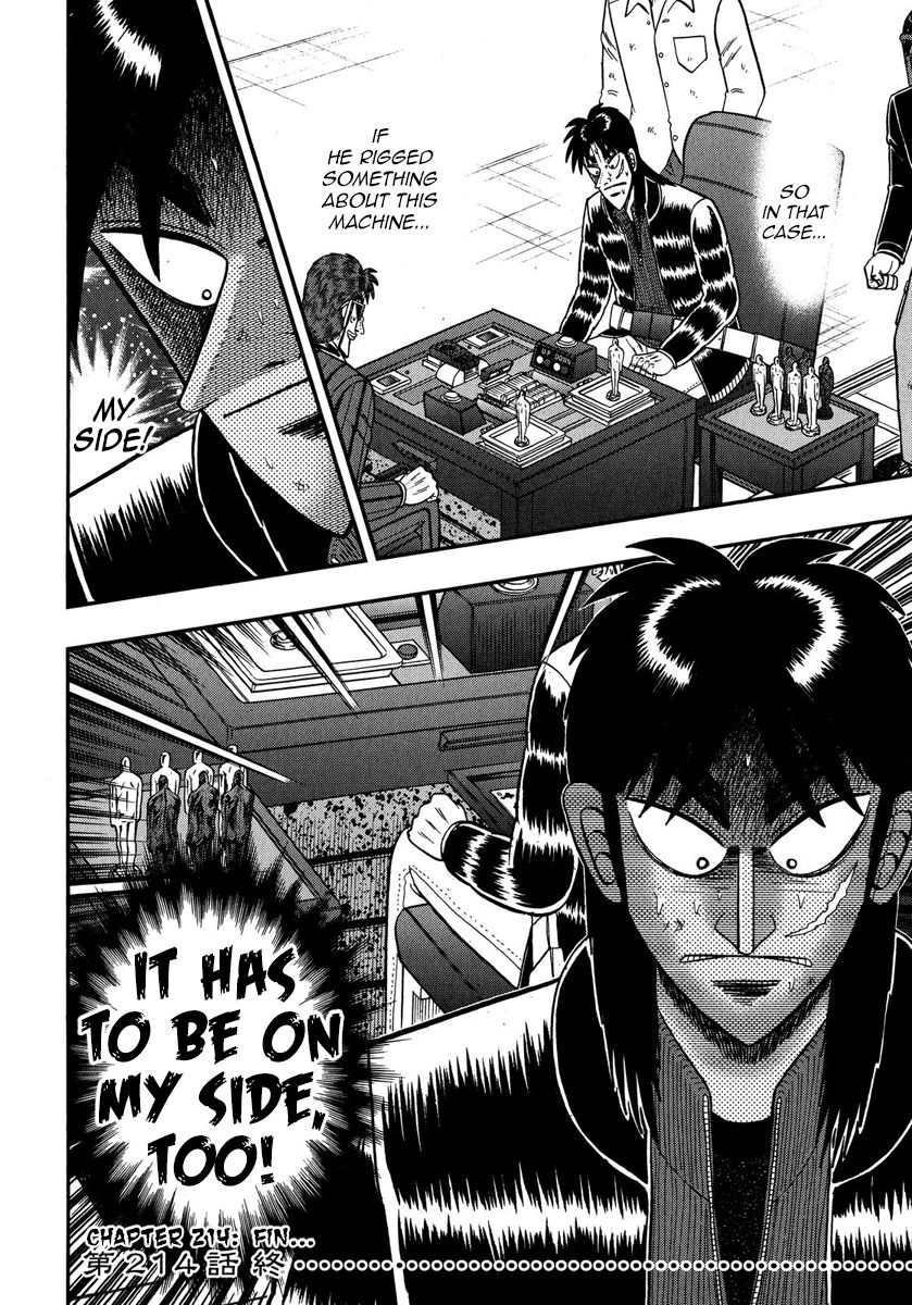 Gambling Outcast Kaiji: The One Poker Arc - Kaiji Part 5 Chapter 214 page 19 - Chapter 214