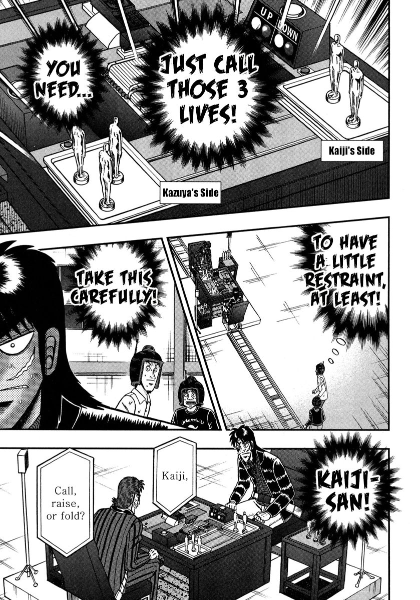 Gambling Outcast Kaiji: The One Poker Arc - Kaiji Part 5 Chapter 223 page 17 - Chapter 223 : Reckless Conduct