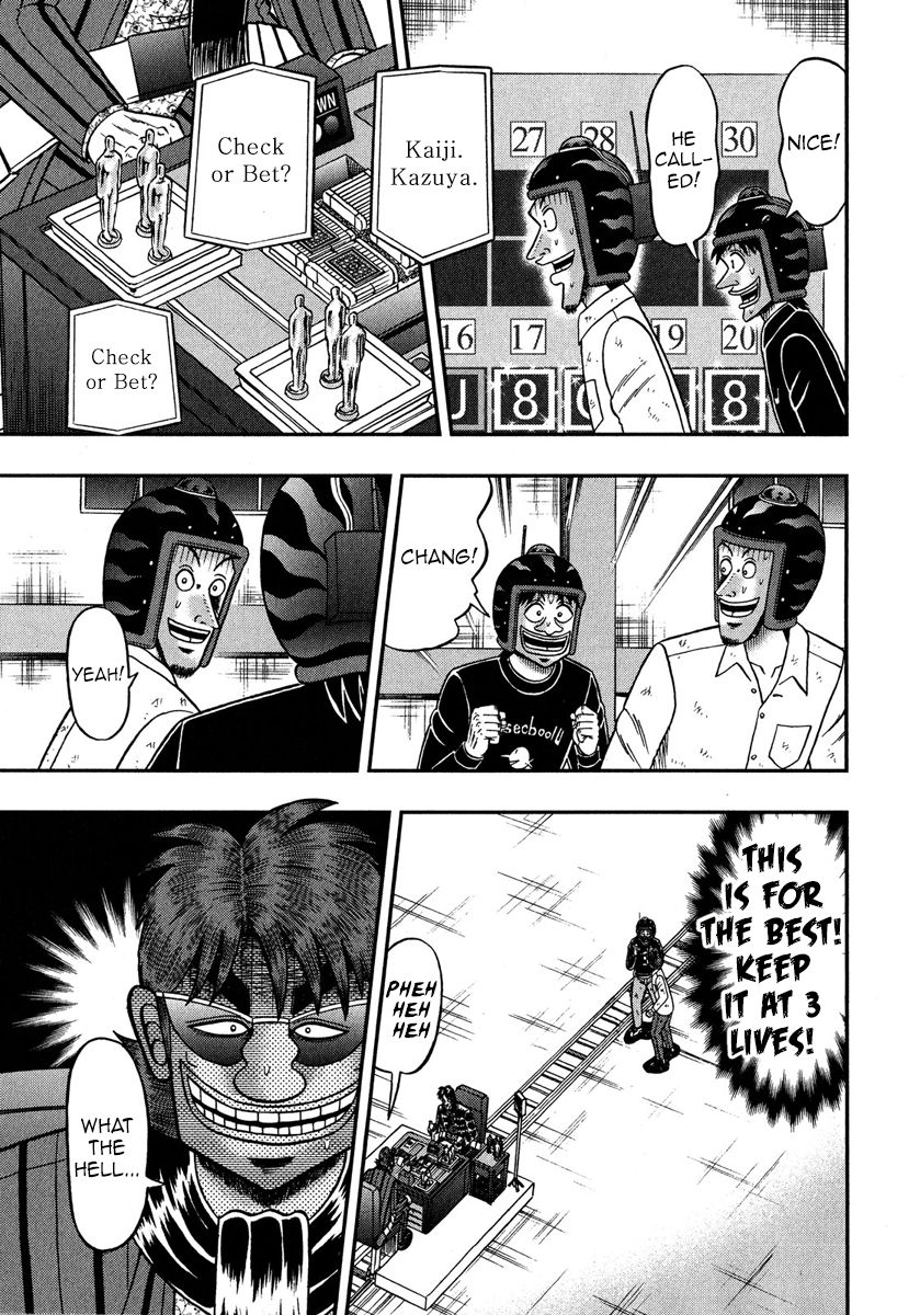 Gambling Outcast Kaiji: The One Poker Arc - Kaiji Part 5 Chapter 224 page 12 - Chapter 224 : Barrelling In