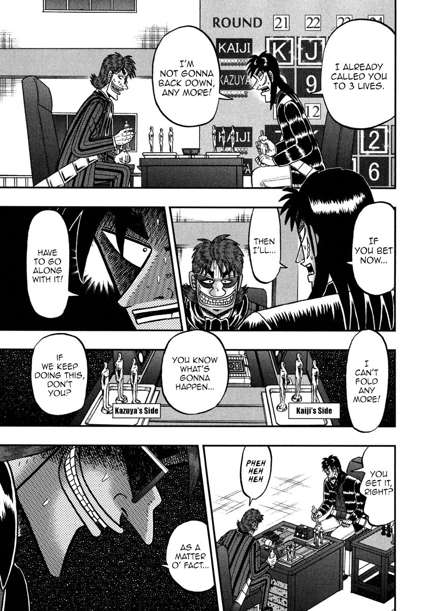 Gambling Outcast Kaiji: The One Poker Arc - Kaiji Part 5 Chapter 224 page 18 - Chapter 224 : Barrelling In