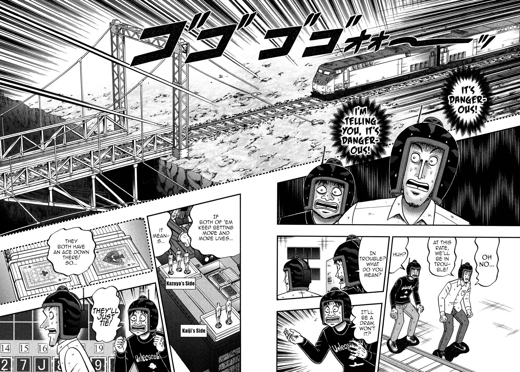 Gambling Outcast Kaiji: The One Poker Arc - Kaiji Part 5 Chapter 224 page 4 - Chapter 224 : Barrelling In