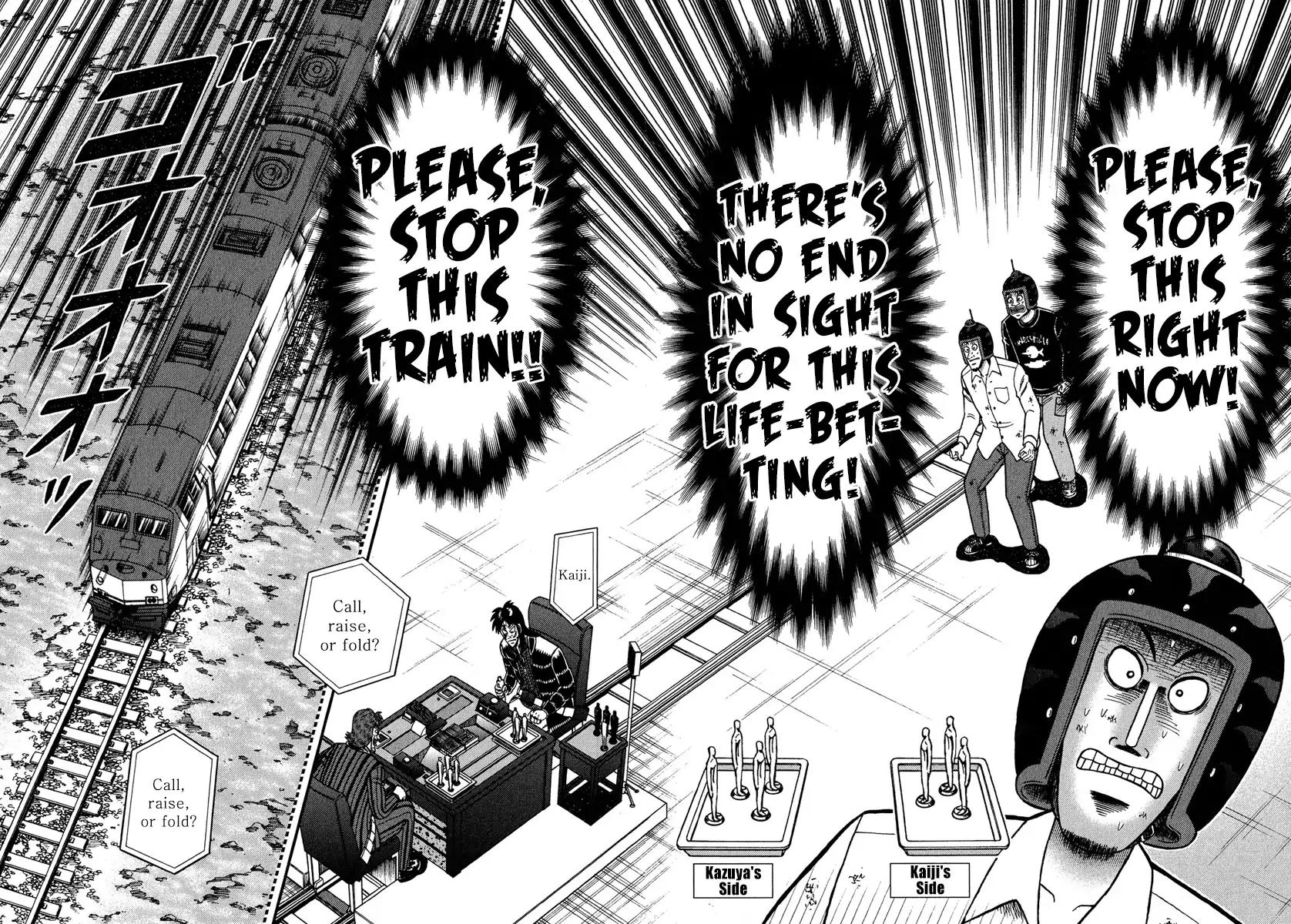 Gambling Outcast Kaiji: The One Poker Arc - Kaiji Part 5 Chapter 225 page 2 - Chapter 225: Time Killer