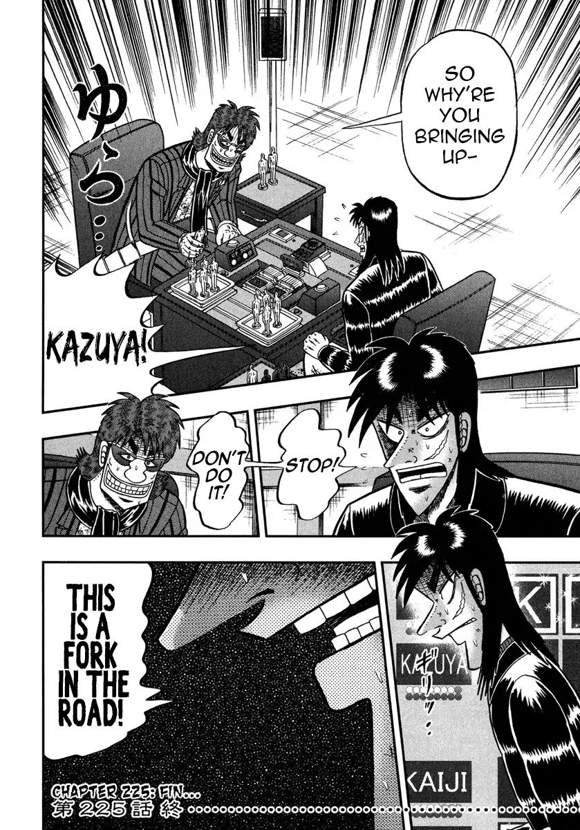 Gambling Outcast Kaiji: The One Poker Arc - Kaiji Part 5 Chapter 225 page 21 - Chapter 225: Time Killer