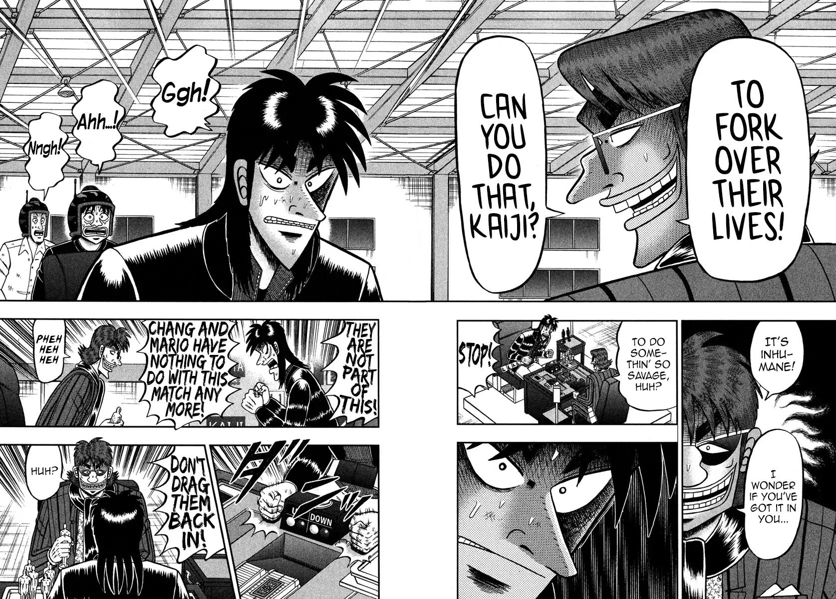 Gambling Outcast Kaiji: The One Poker Arc - Kaiji Part 5 Chapter 231 page 13 - Chapter 231: Trenscendence